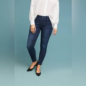 Anthropologie Pilcro and the Letterpress High Rise Denim Leggings Size 33 Curvy